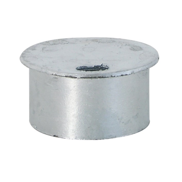 D�ksel til stolper | varmgalvaniseret | til stolper med � 76 mm | uden l�semekanisme | passer til jordbeslag varenr. 476.10 og 476.40